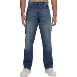 Men's Solid Tapered Jeans