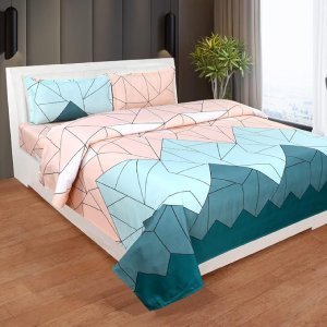 Geometric Bedsheet For Double Bed