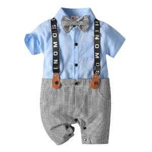 Baby Boys Cotton and Spandex Half Sleeves Shirt
