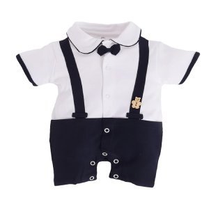 Half Sleeves Baby Romper